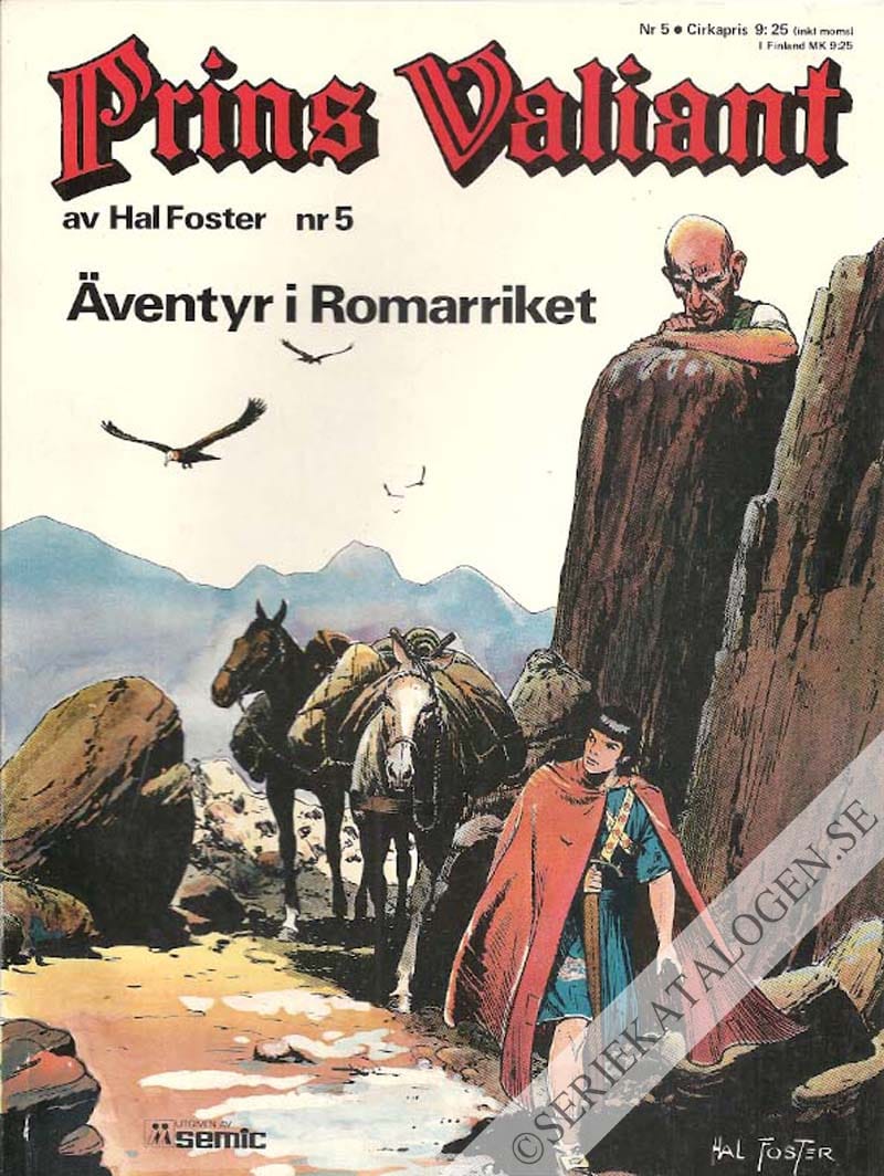 Framsida på Prins Valiant Äventyr i Romarriket (1975)