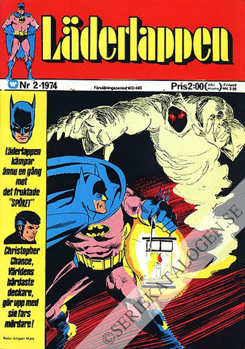 Framsida på Läderlappen och Robin #2 (1974)