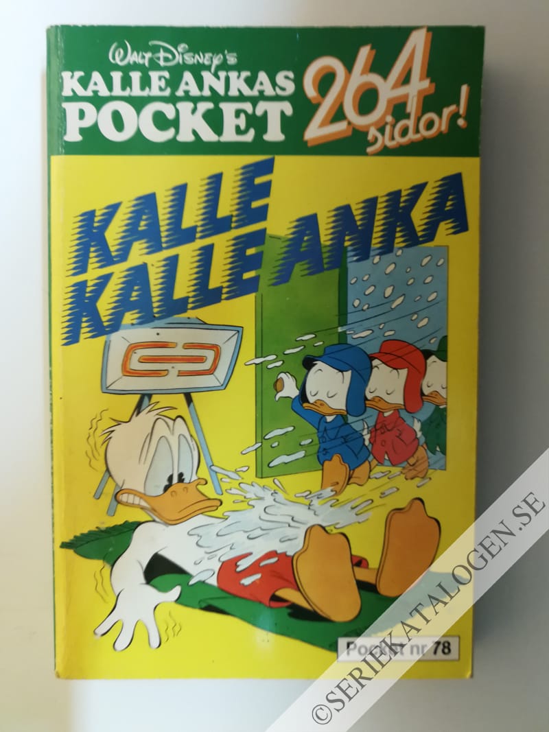 Framsida på Kalle Ankas pocket Kalle Kalle Anka (1987)