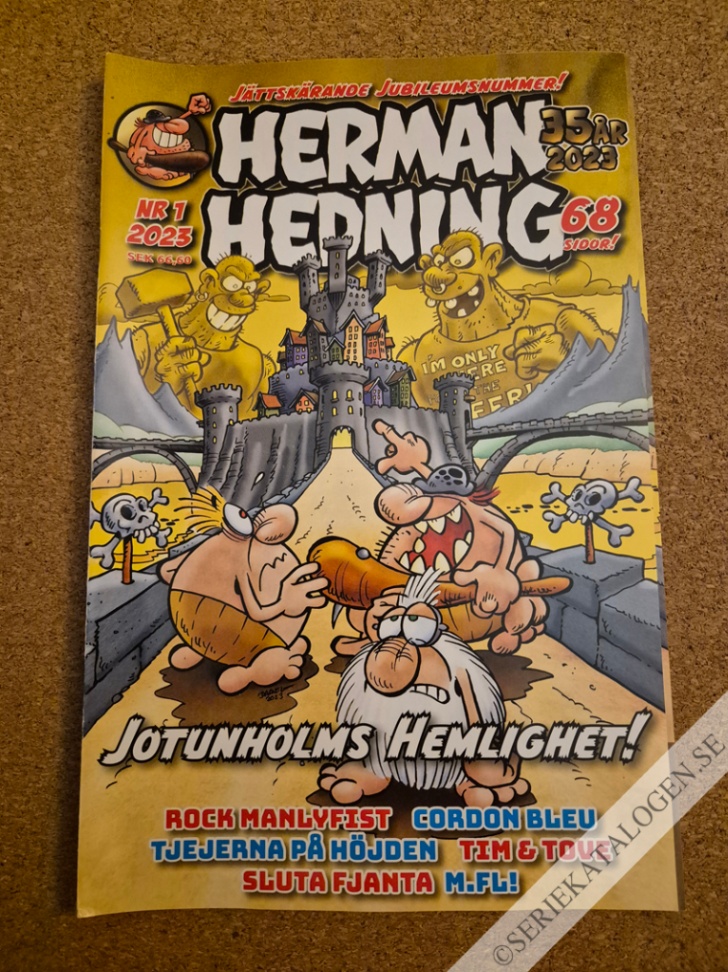 Framsida på Herman Hedning #1 (2023)