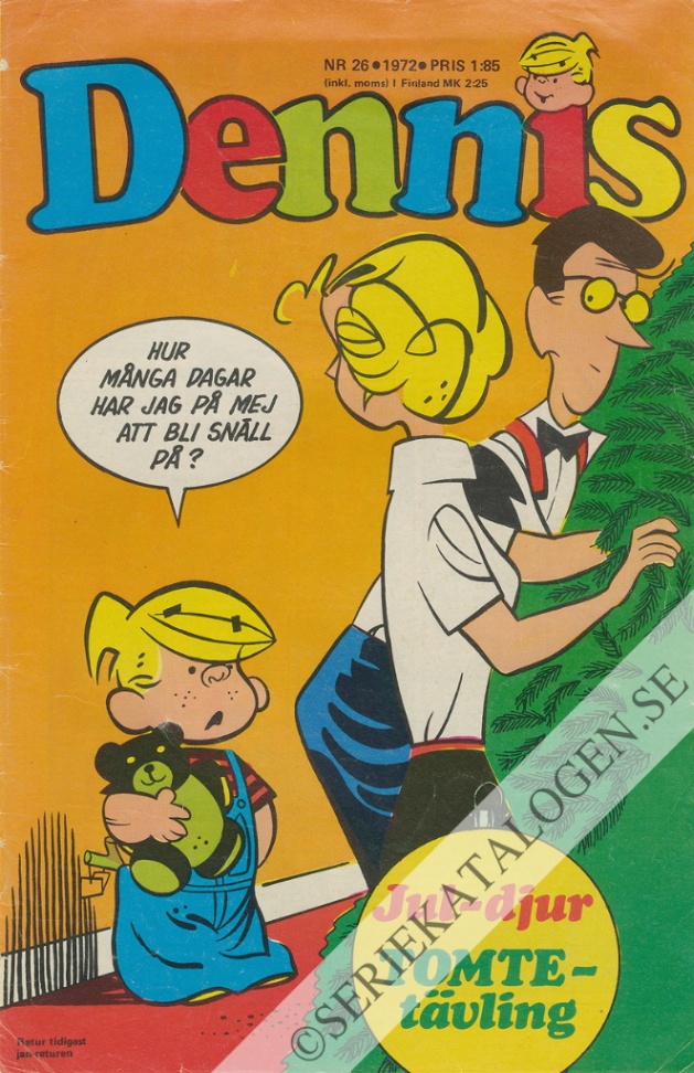 Framsida på Dennis #26 (1972)
