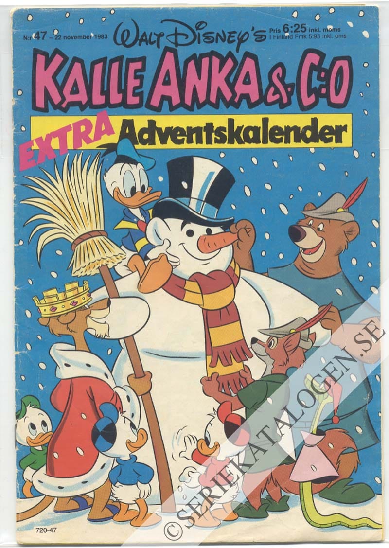 Framsida på Kalle Anka & C:o #47 (1983)