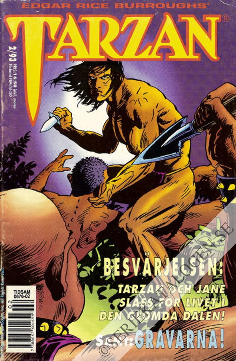 Framsida på Tarzan #2 (1993)