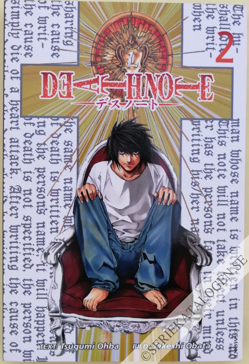 Framsida på Death note Nedräkning (2008)