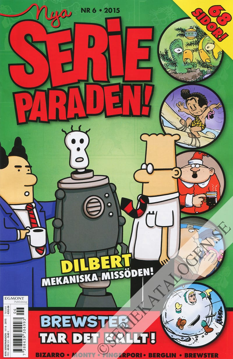 Framsida på Nya Serieparaden #6 (2015)