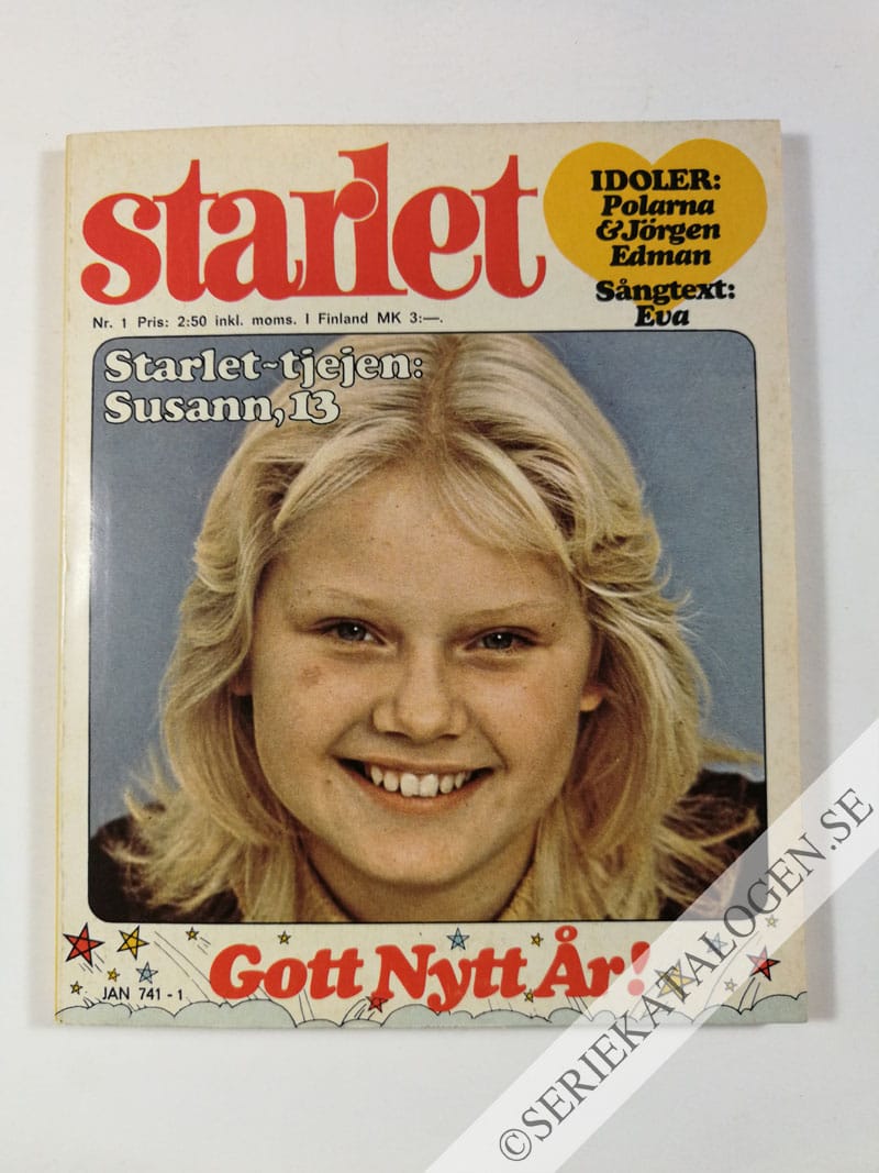 Framsida på Starlet #1 (1976)