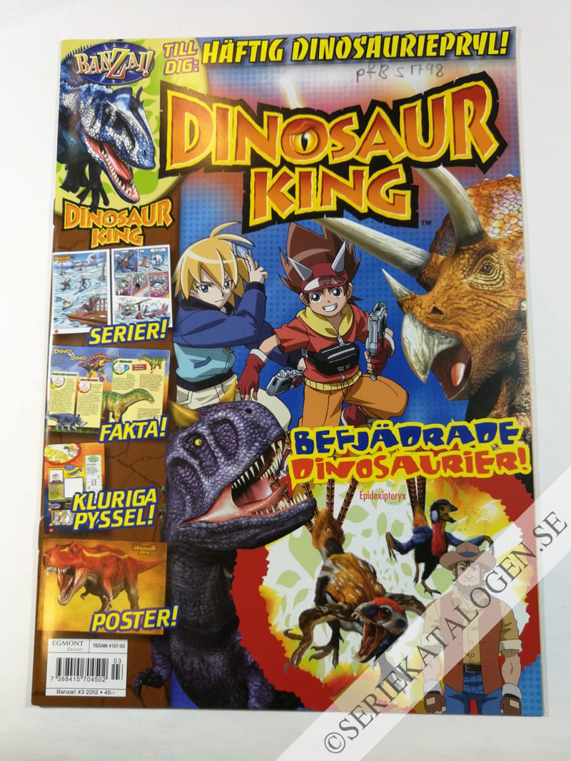 Framsida på Banzai! Dinosaur king (2012)