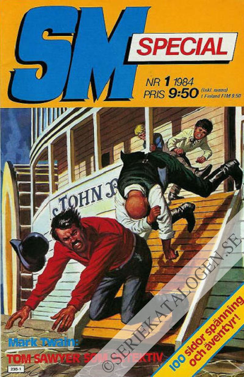 Framsida på Seriemagasinet specialalbum #1 (1984)