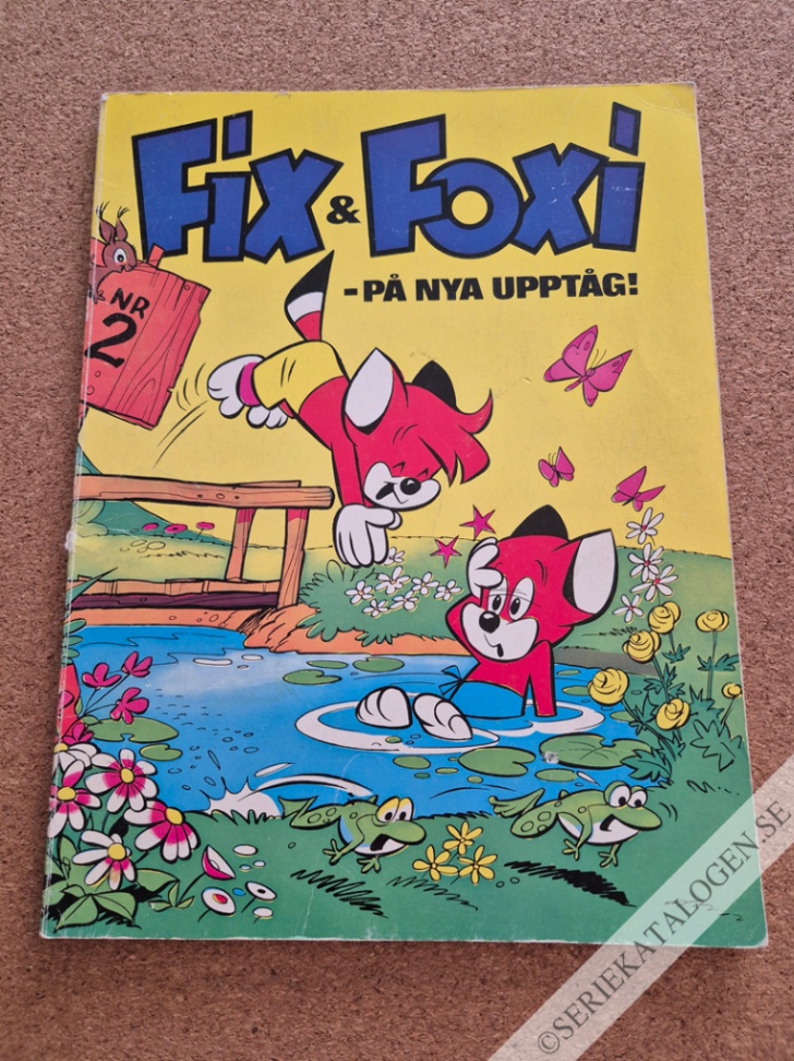 Framsida på Fix & Foxi - på nya upptåg! (1973)