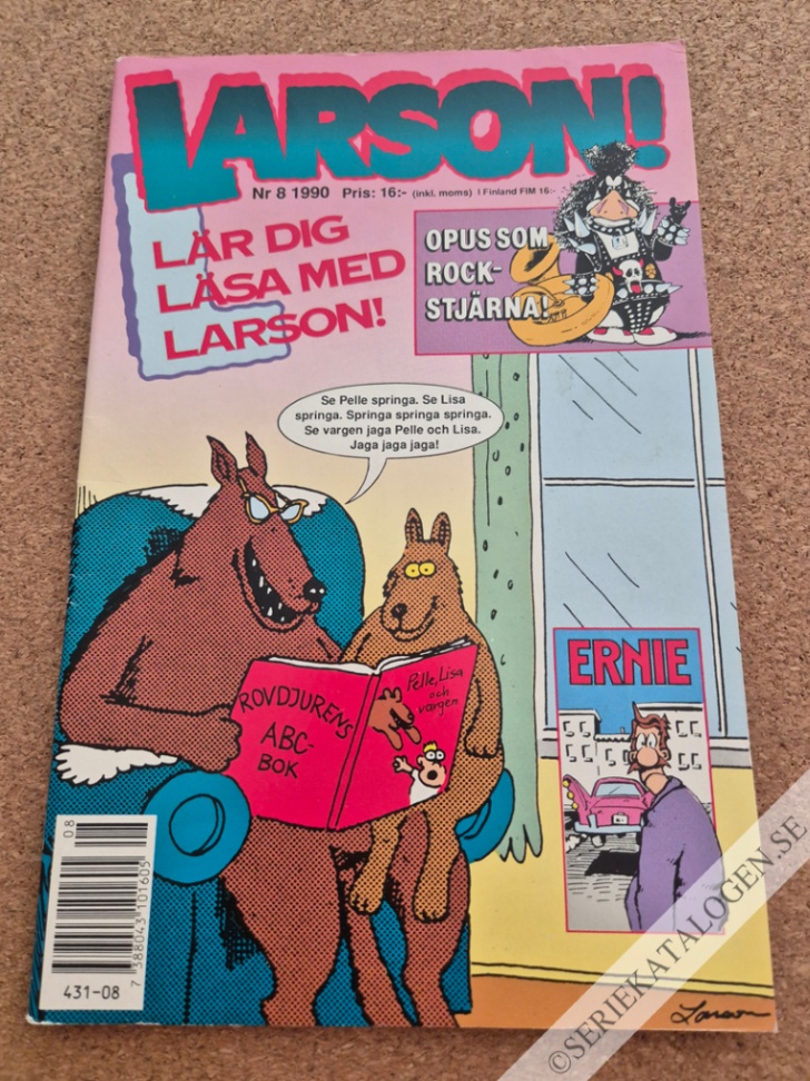 Framsida på Larson! #8 (1990)