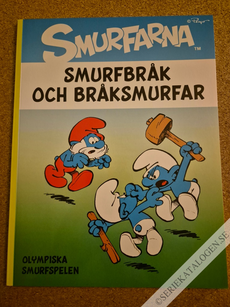 Framsida på Smurfarna Smurfbråk och bråksmurfar (2013)