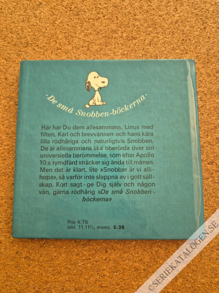 Baksida på Snobbens Karl och hans kära lilla rödhåriga (1969)