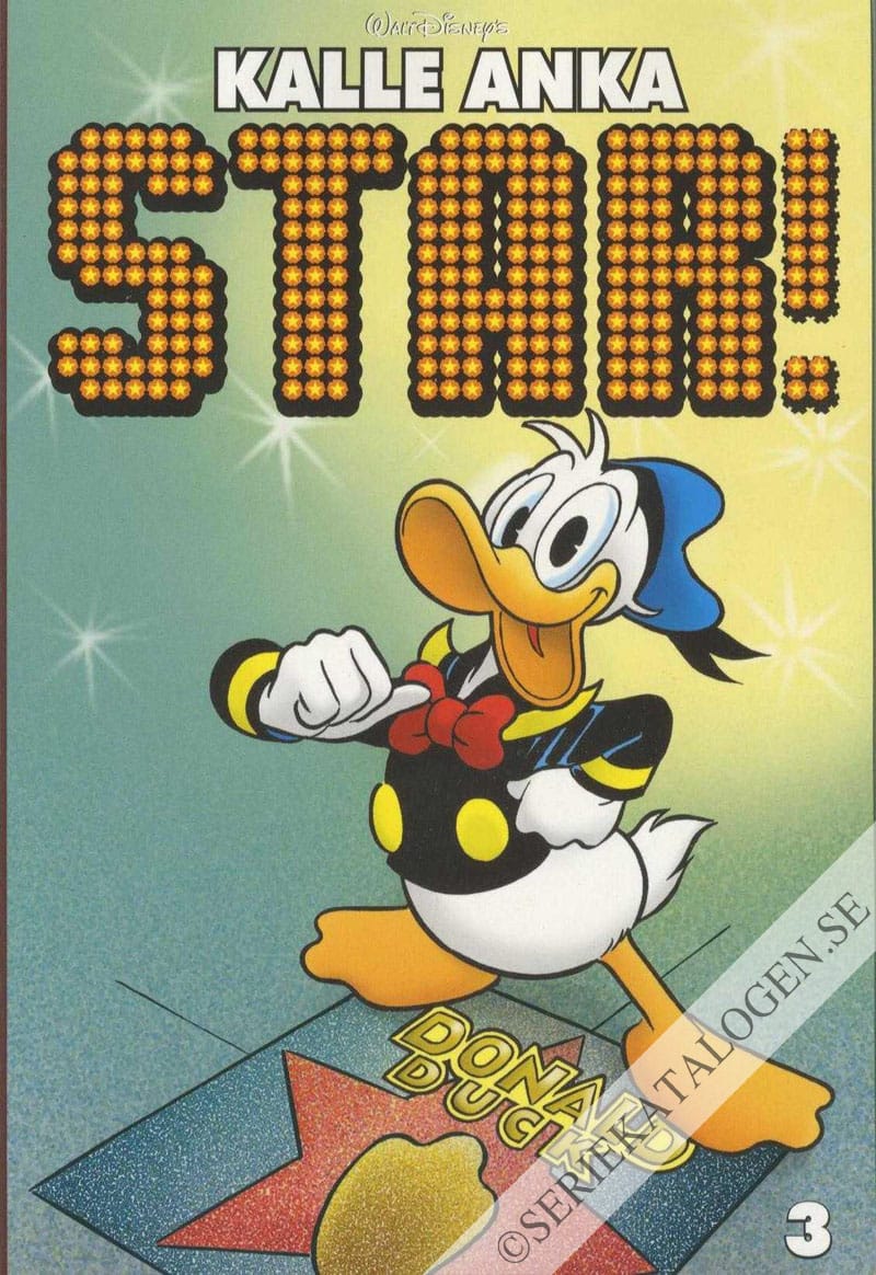 Framsida på Ankeborgs samlarpocket Kalle Anka - Star! 3 (2018)