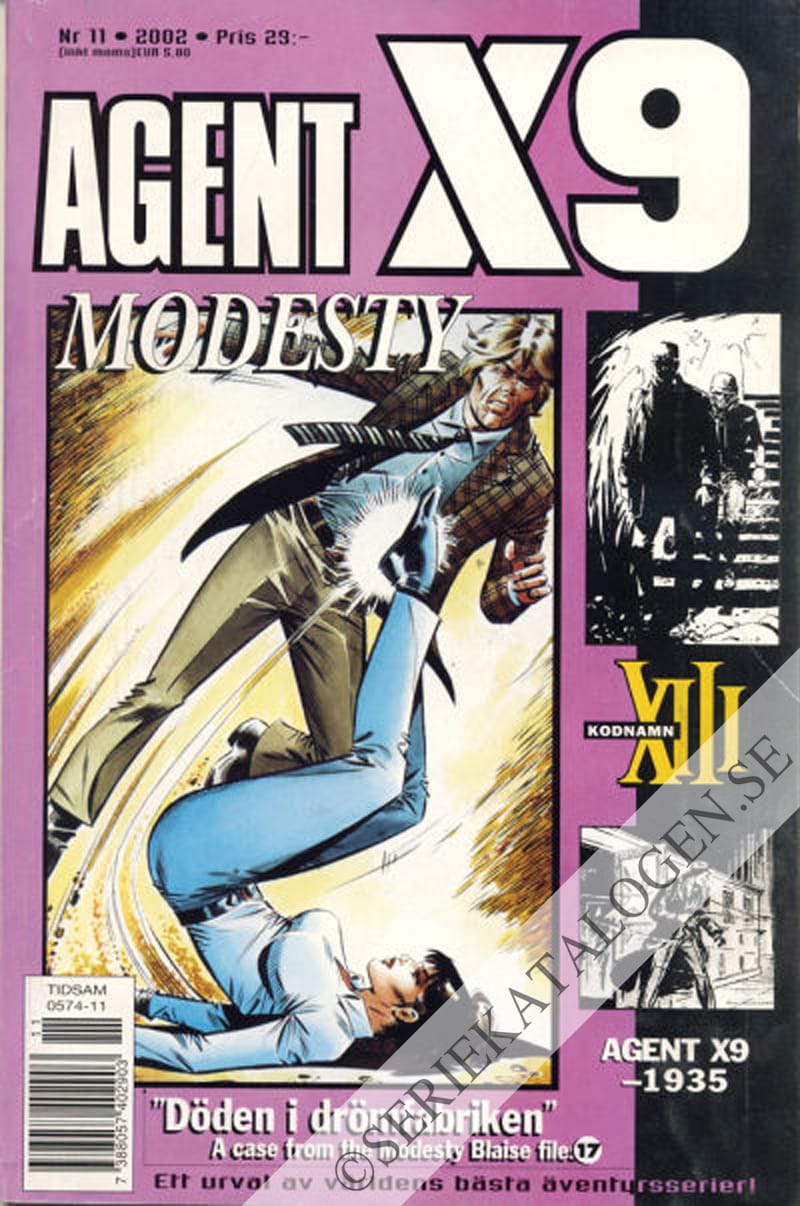 Framsida på Agent X9 #11 (2002)