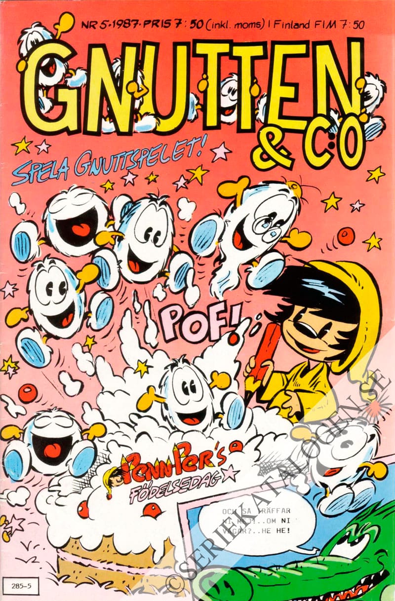 Framsida på Gnutten & C:o #5 (1987)