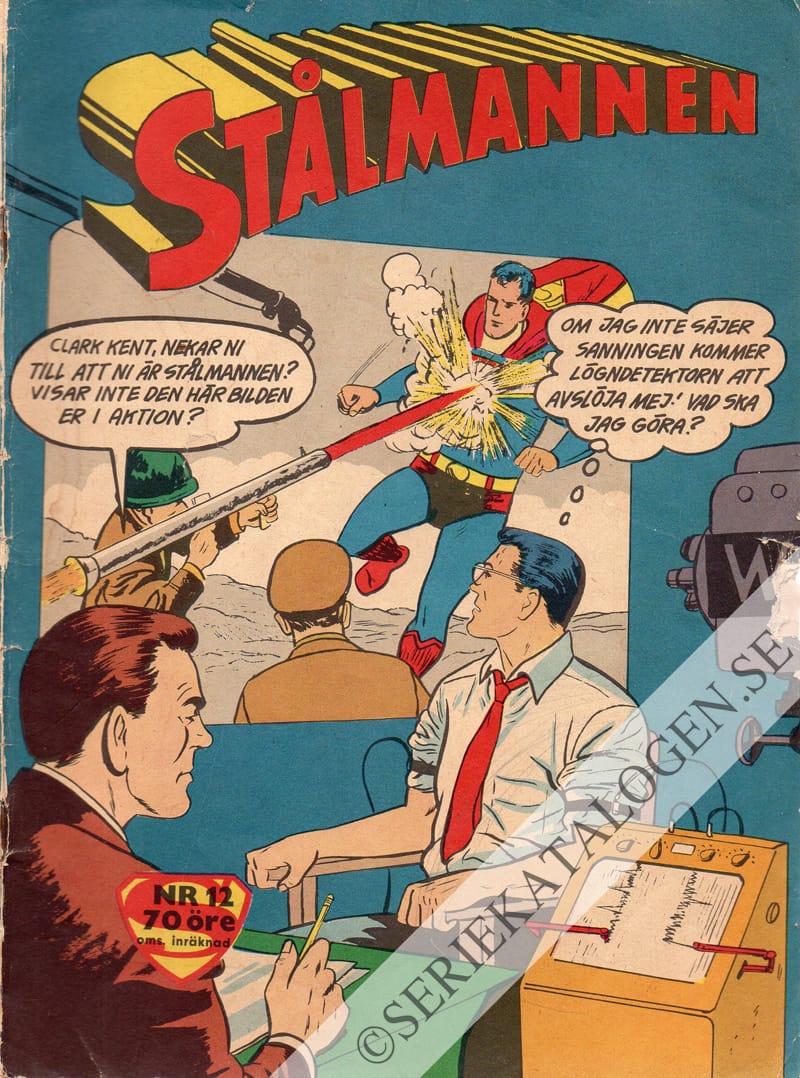 Framsida på Stålmannen #12 (1961)