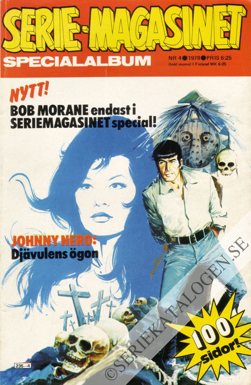 Framsida på Seriemagasinet specialalbum #4 (1978)