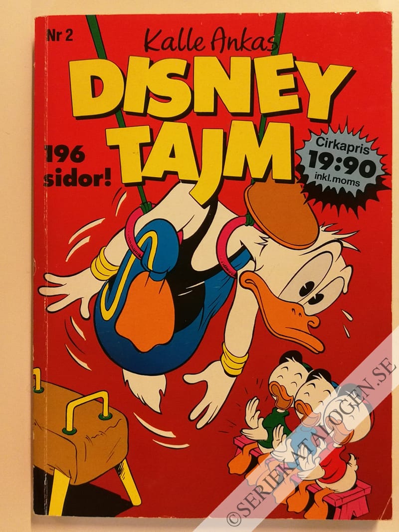 Framsida på Kalle Ankas Disneytajm #2 (1989)