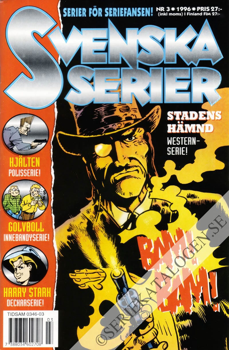 Framsida på Svenska serier #3 (1996)