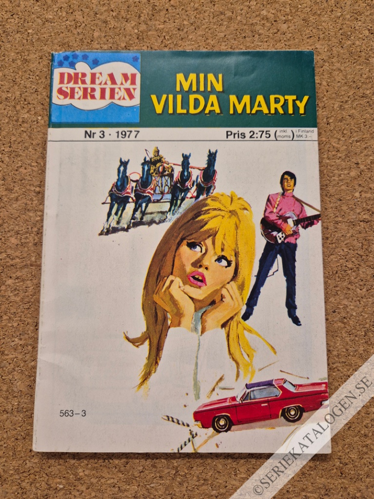 Framsida på Dreamserien Min vilda Marty (1977)