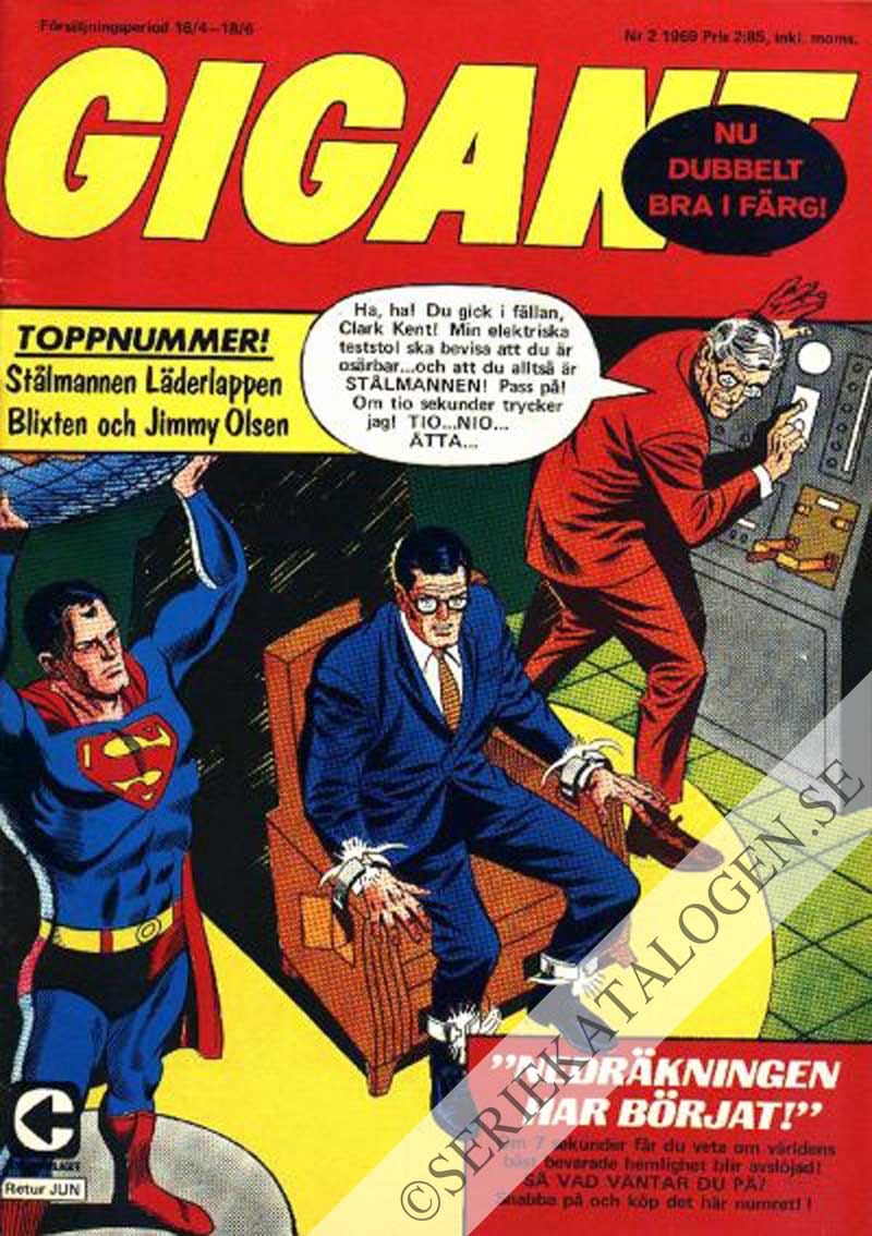 Framsida på Gigant #2 (1969)