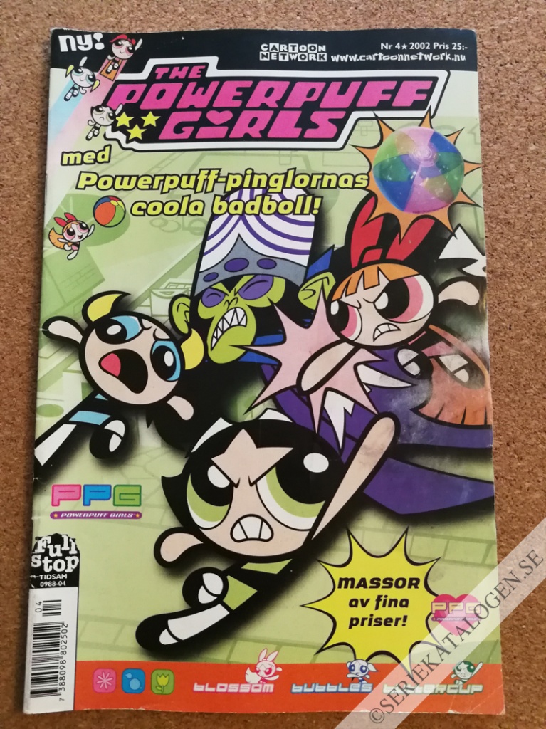 Framsida på The Powerpuff Girls #4 (2002)