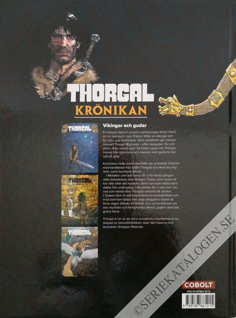 Baksida på Vikingar och gudar (2016)