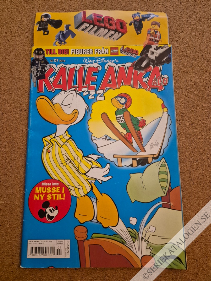 Framsida på Kalle Anka & C:o #7 (2014)