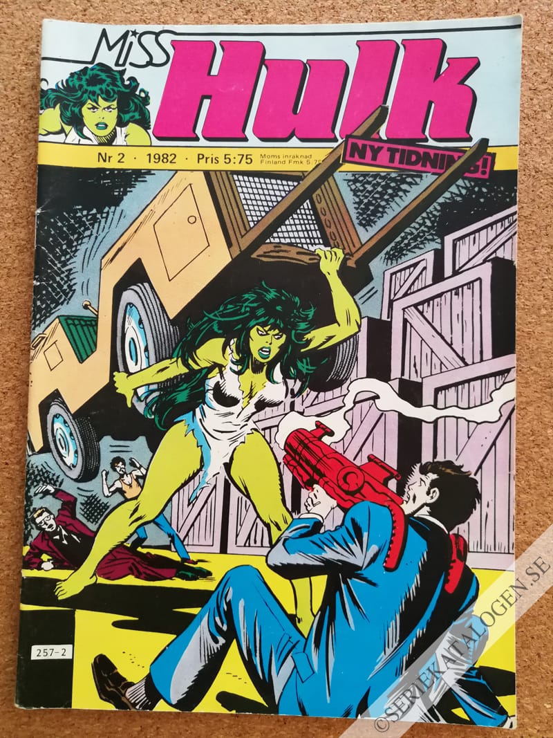 Framsida på Miss Hulk #2 (1982)