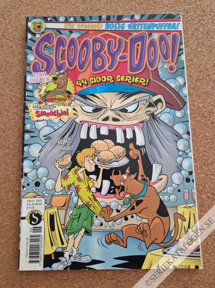 Framsida på Scooby-Doo! #6 (2009)