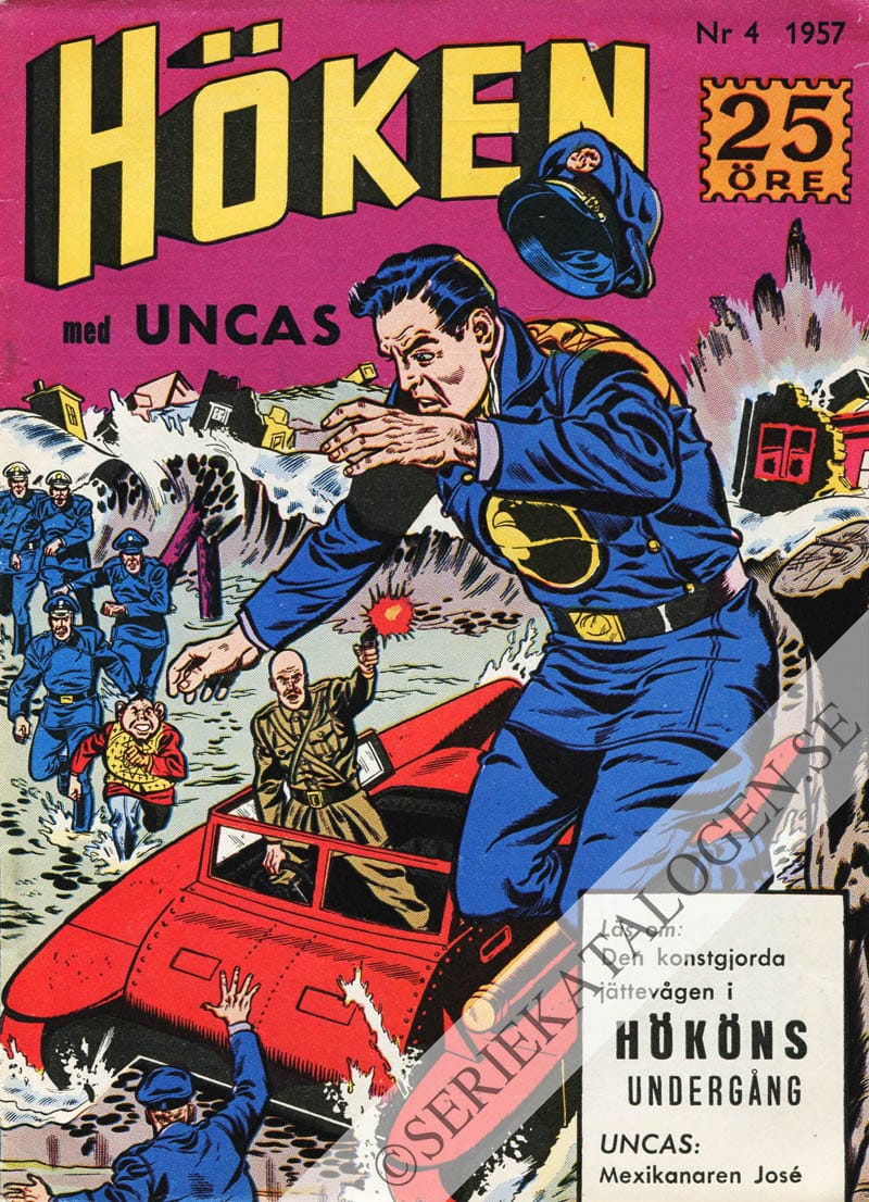 Framsida på Höken #4 (1957)