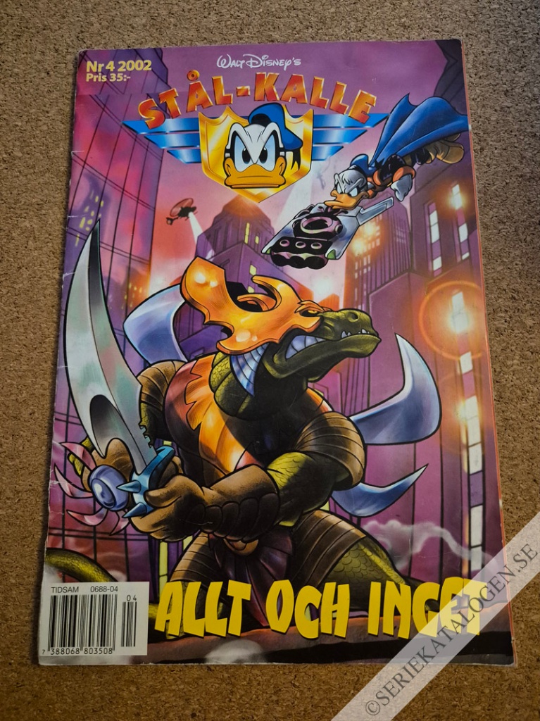 Framsida på Stål-Kalle #4 - Allt och inget (2002)