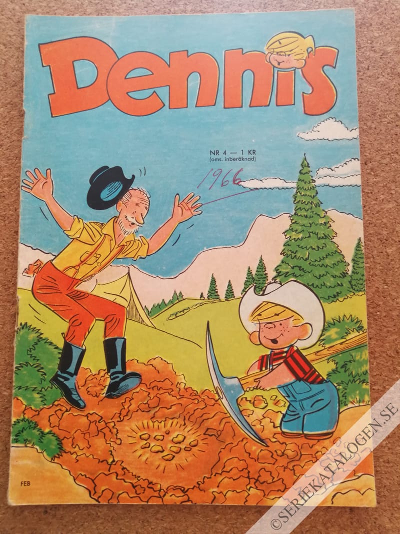 Framsida på Dennis #4 (1966)