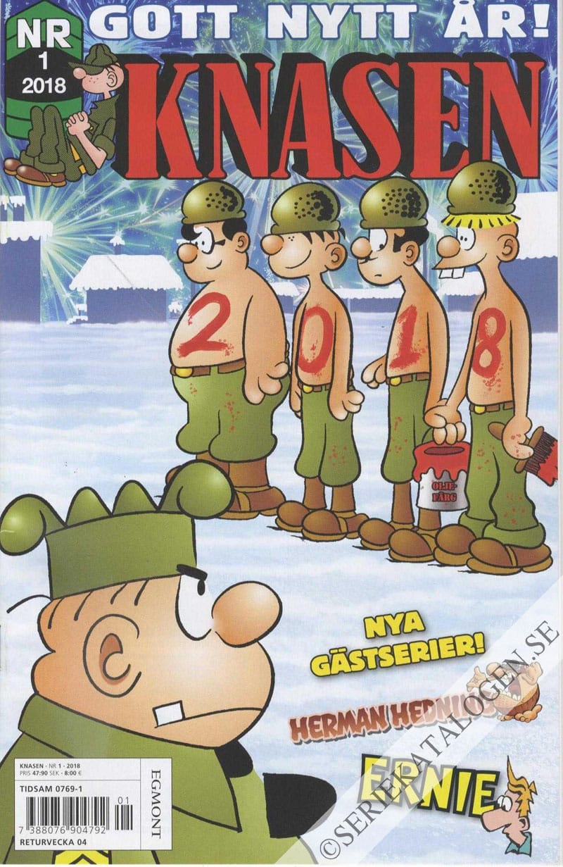 Framsida på Knasen #1 (2018)