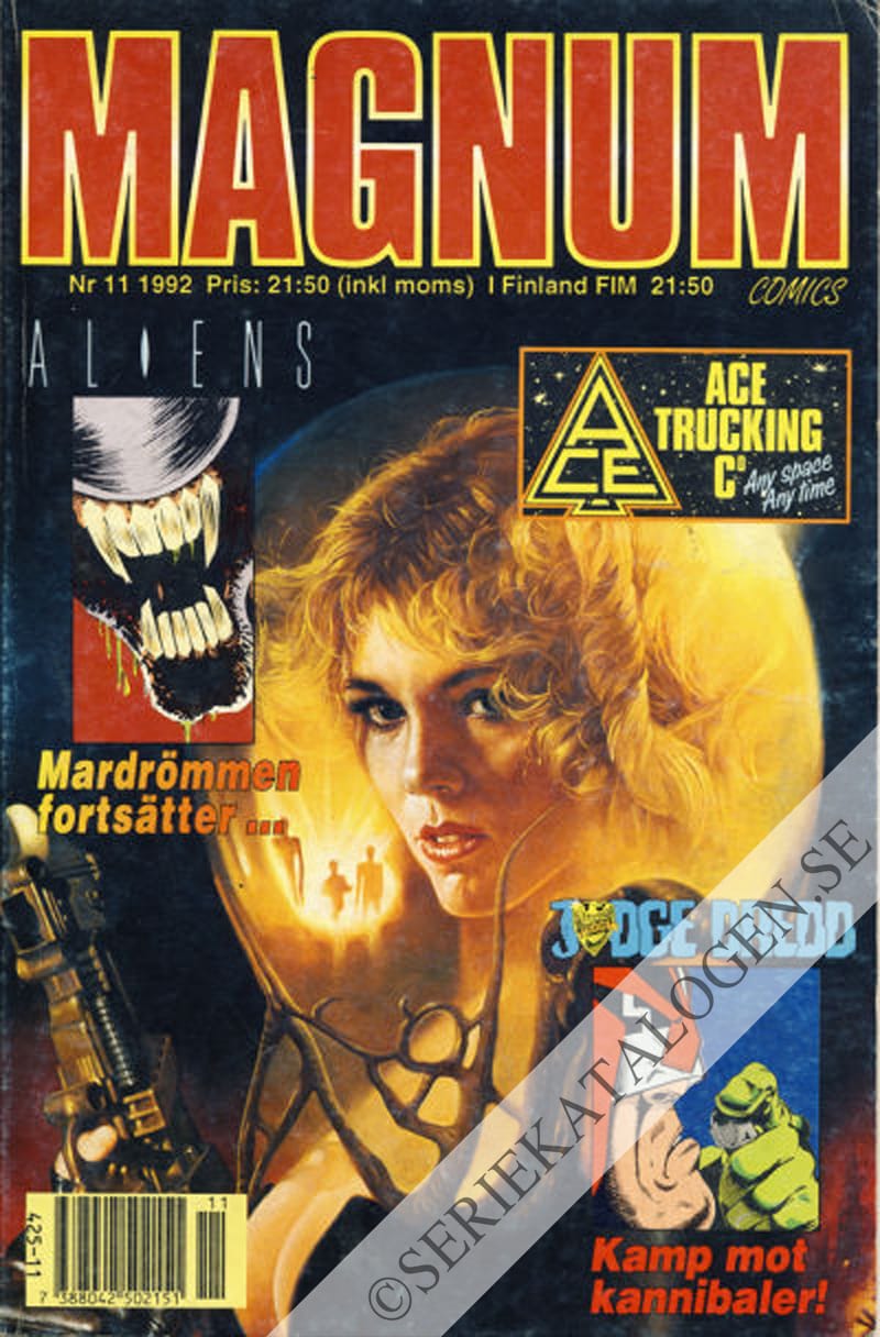Framsida på Magnum comics #11 (1992)