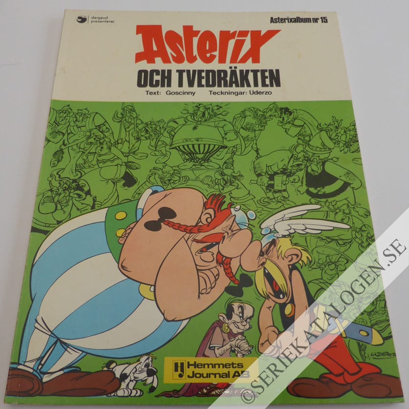 Framsida på Asterix Asterix och tvedräkten (1975)