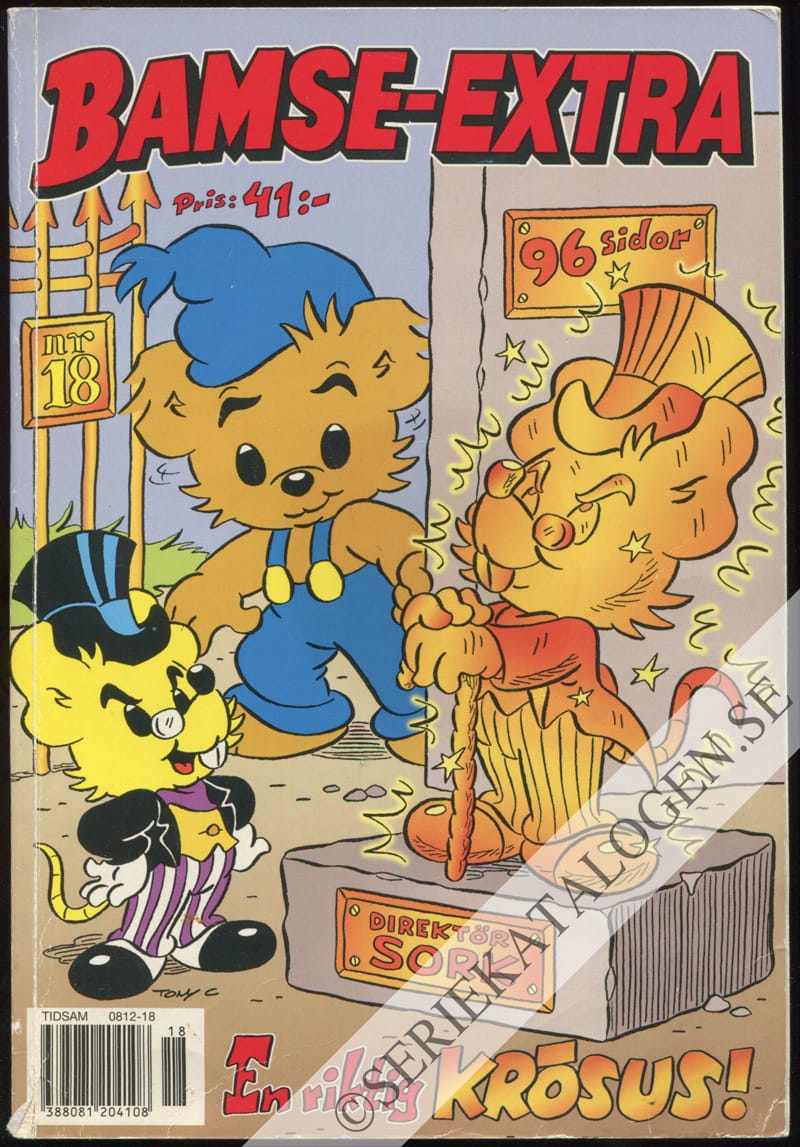 Framsida på Bamse-extra En riktig Krösus! (2000)