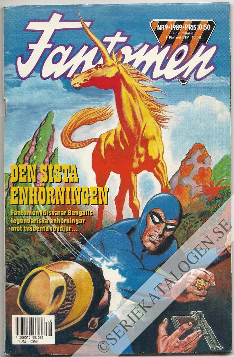 Framsida på Fantomen #9 (1989)