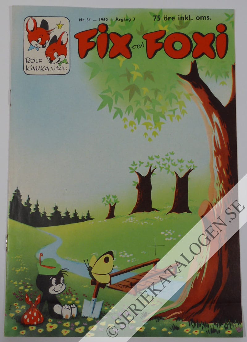 Framsida på Fix och Foxi #31 (1960)
