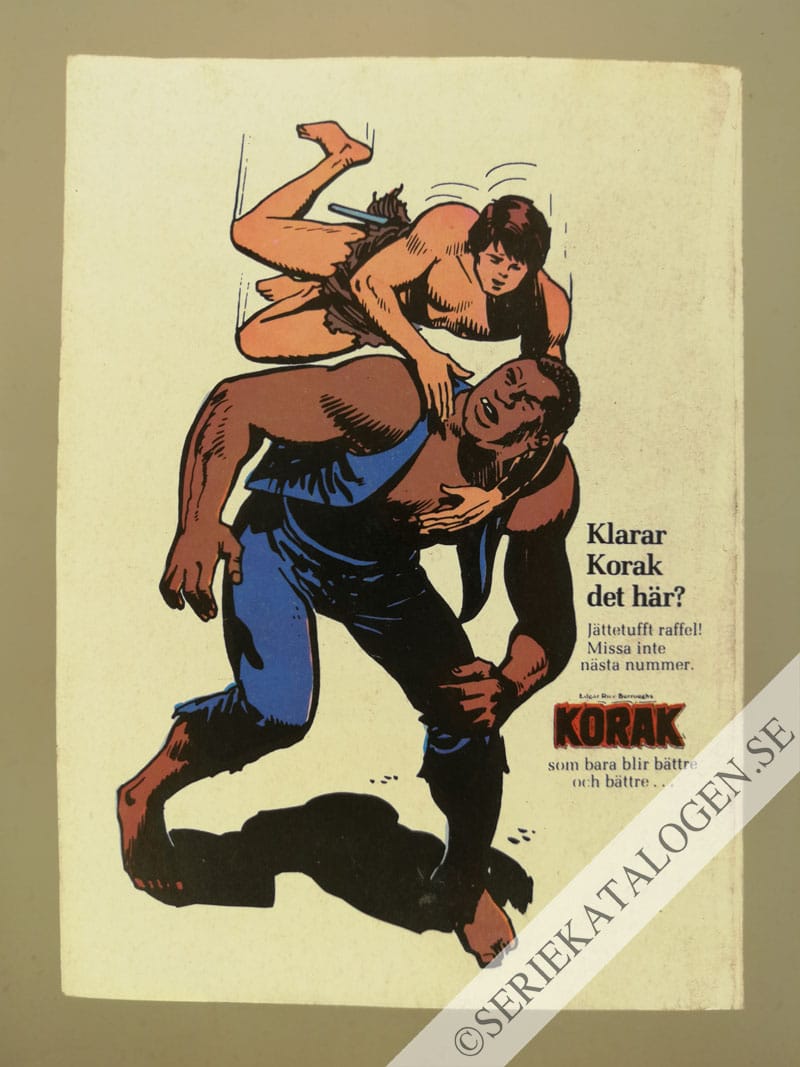 Baksida på Stridsfalken anfaller (1984)