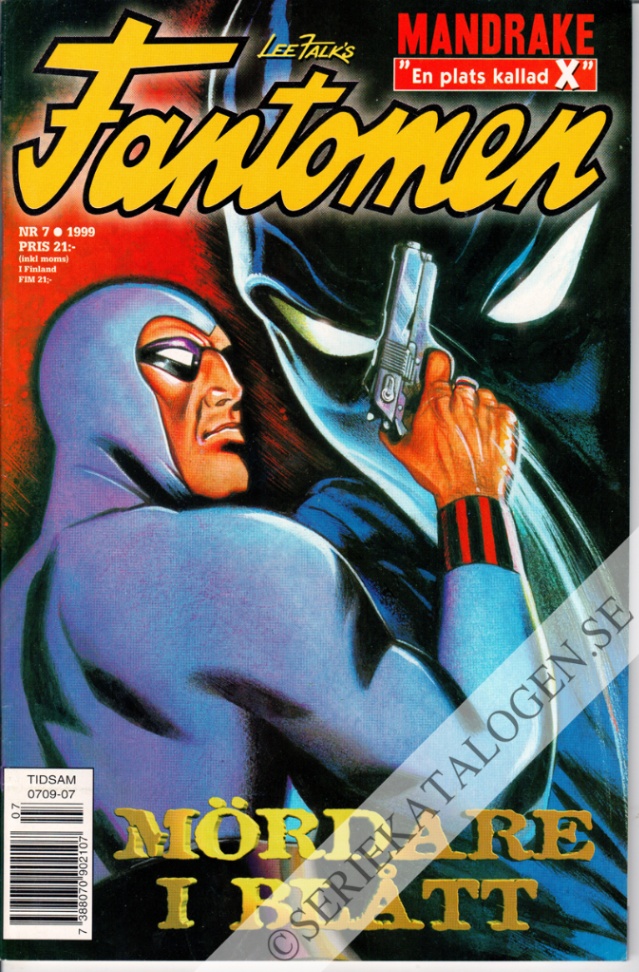 Framsida på Fantomen #7 (1999)