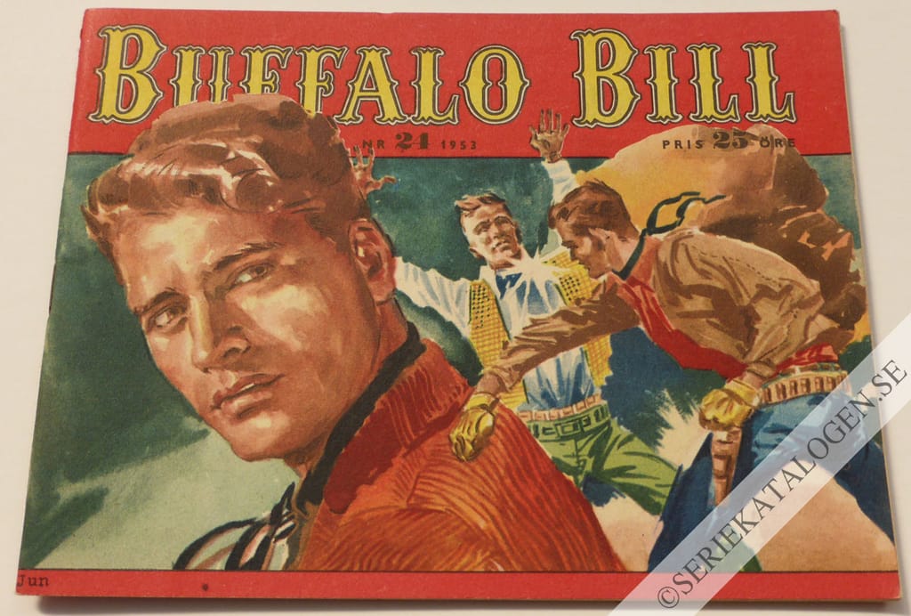 Framsida på Buffalo Bill #24 (1953)