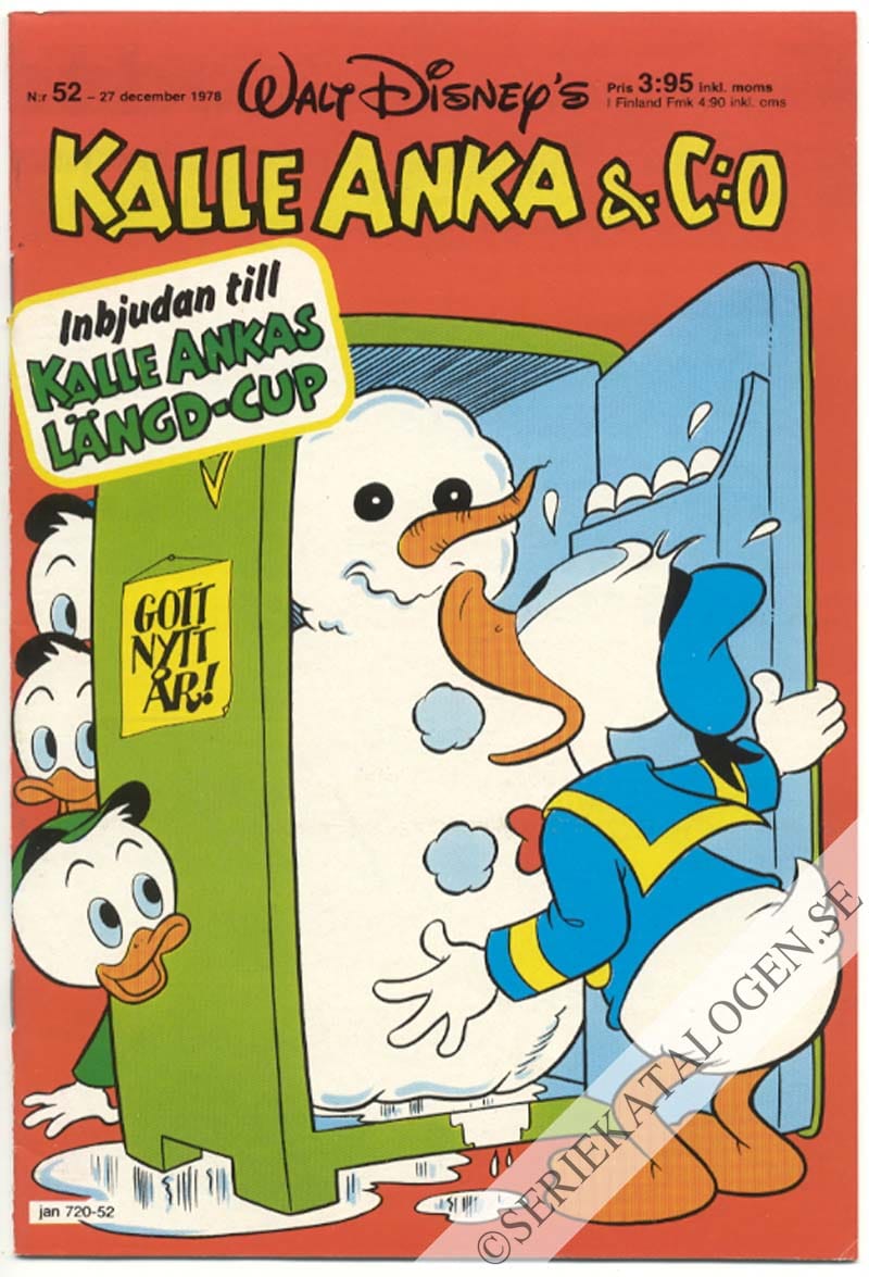 Framsida på Kalle Anka & C:o #52 (1978)