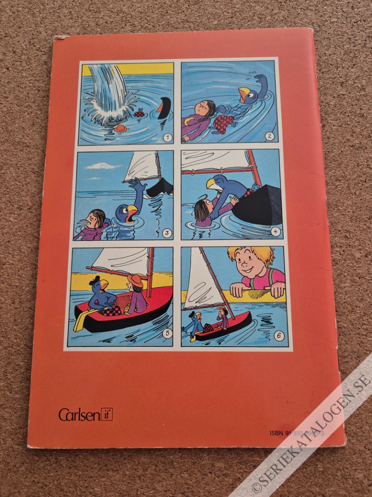 Baksida på Globi i Drömlandet (1982)