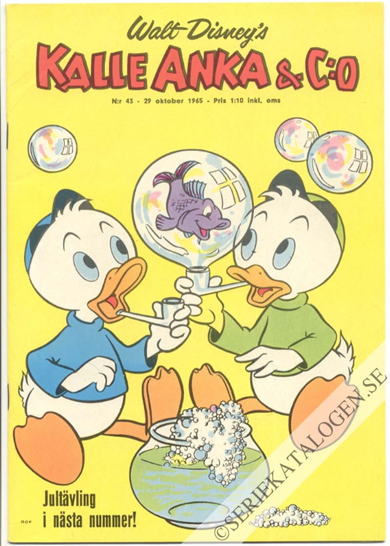 Framsida på Kalle Anka & C:o #43 (1965)