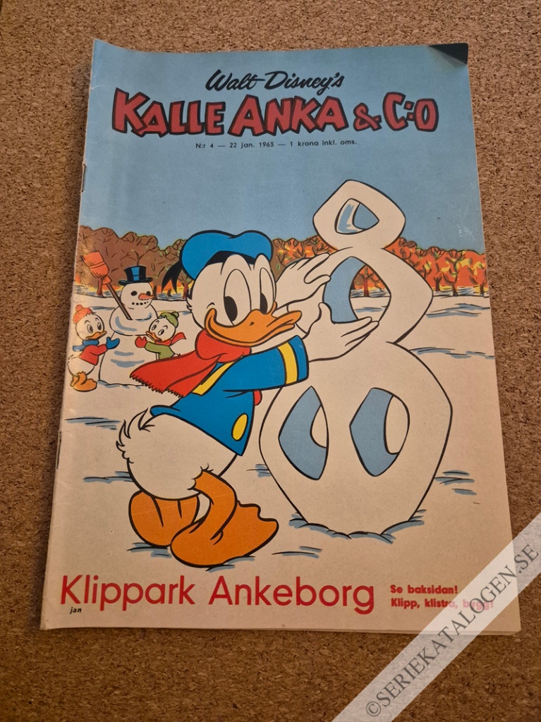 Framsida på Kalle Anka & C:o #4 (1963)