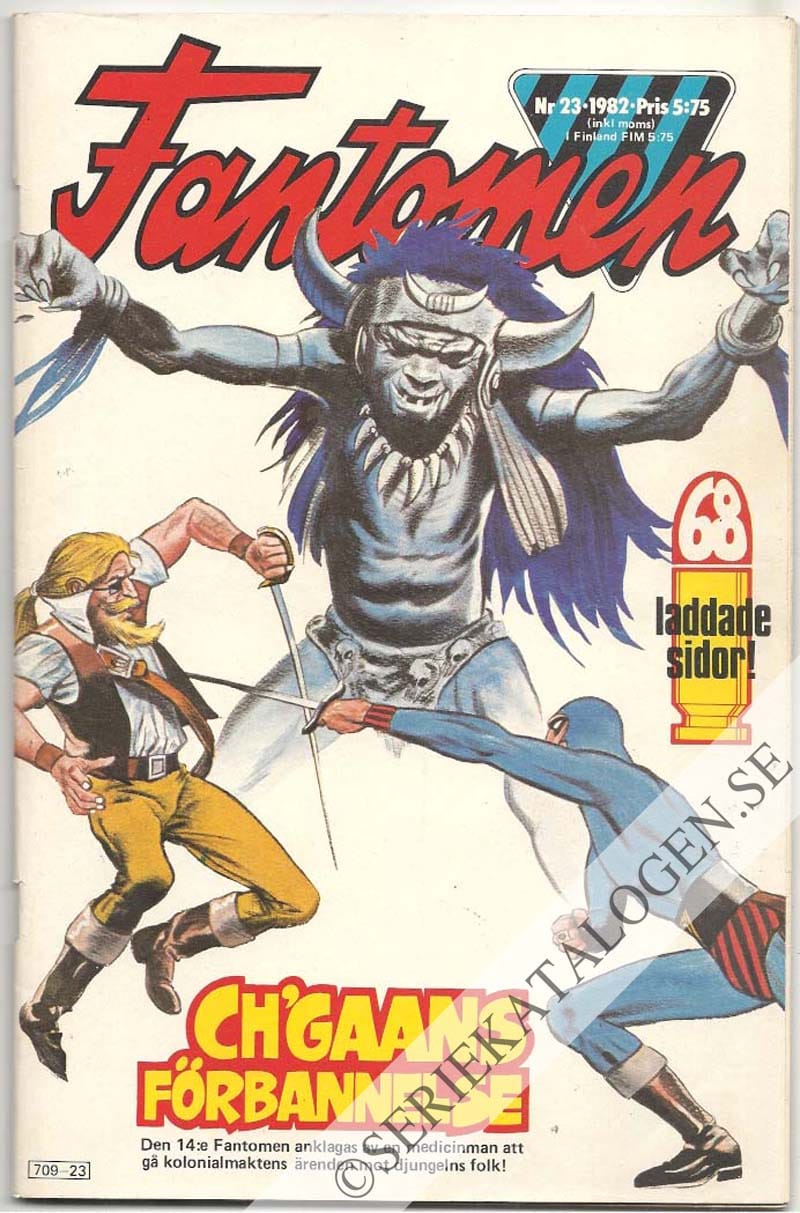 Framsida på Fantomen #23 (1982)