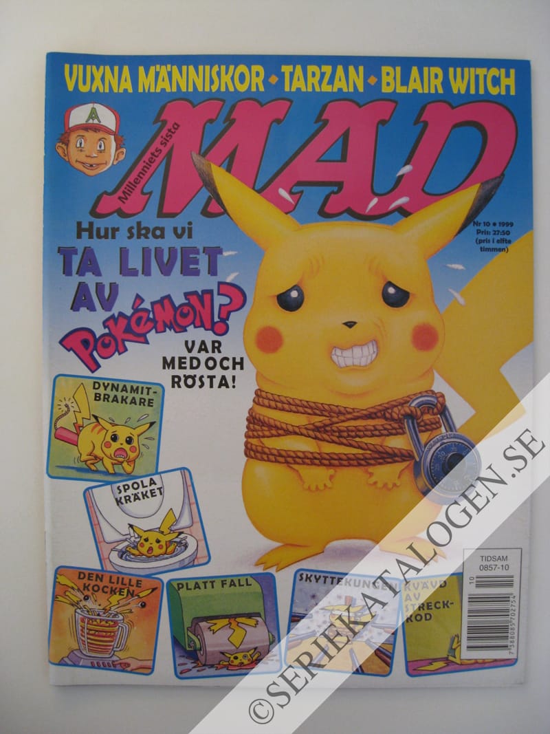 Framsida på Svenska MAD #10 (1999)