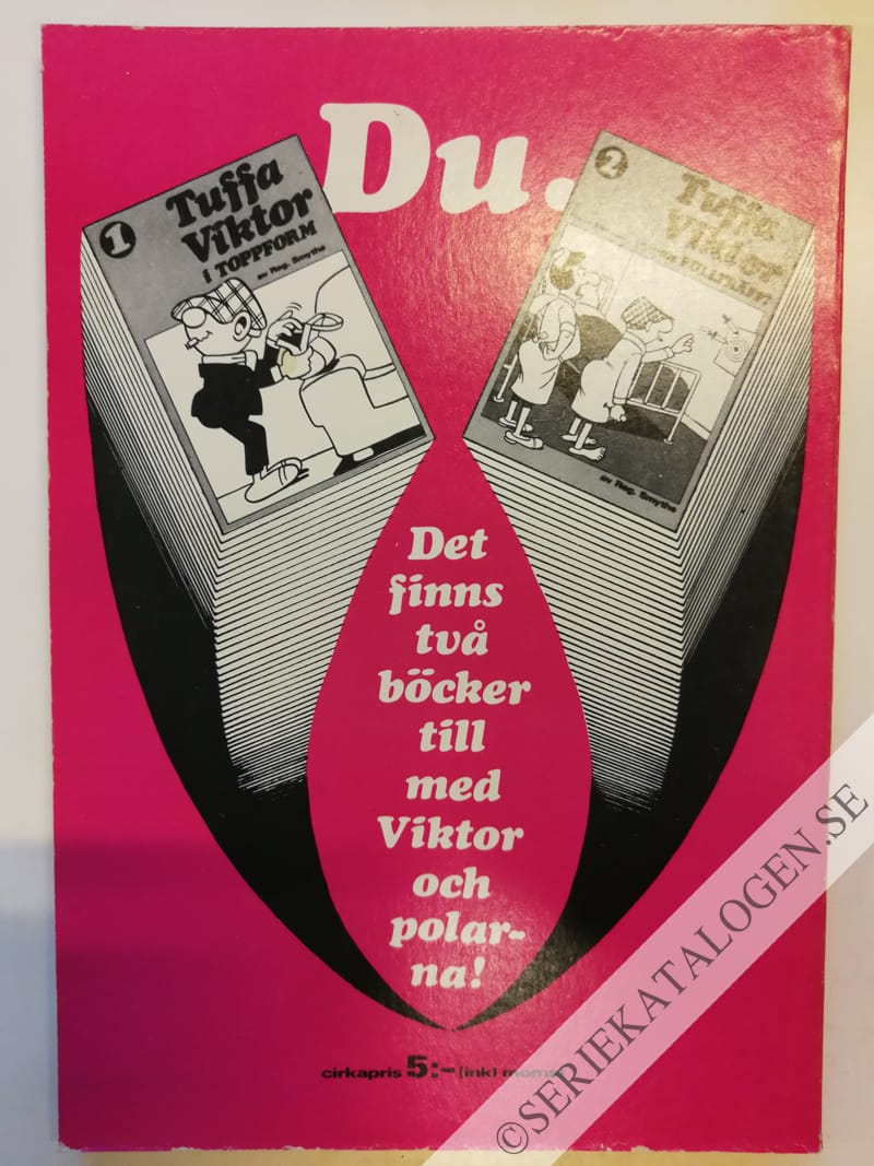 Baksida på Tuffa Viktor - ölhävaren (1972)