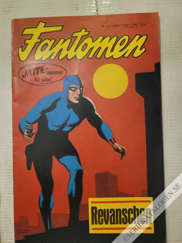 Framsida på Fantomen #3 (1968)